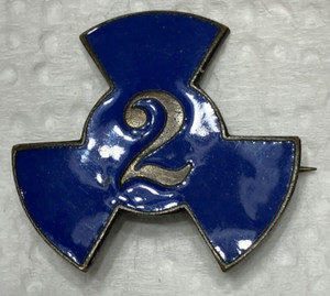 Spanish American War 3rd Corps 3rd Division 2nd Regiment Unit Badge Pin