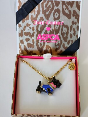 Juicy Couture Scottie Dog Necklace ASPCA  NOS  Authentic 