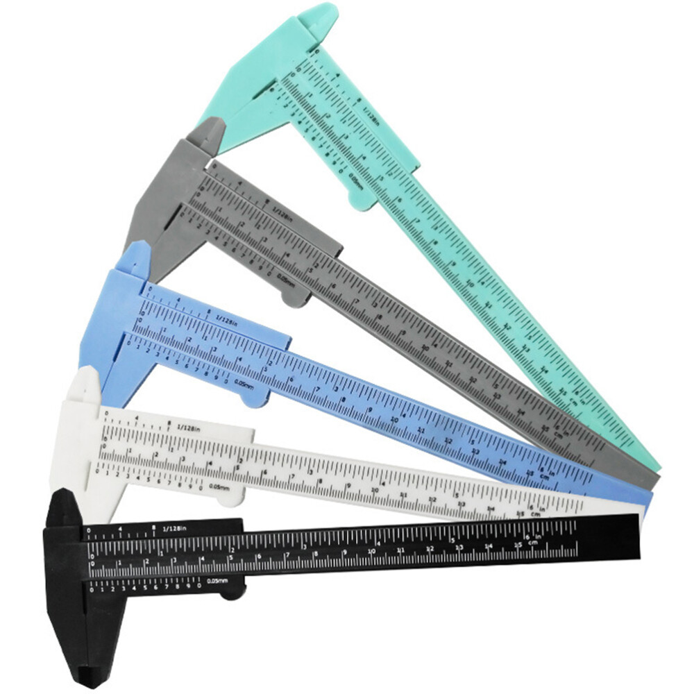 5 Pcs Pocket Caliper Ruler Facial Eyebrow Measuring Calipers eBay