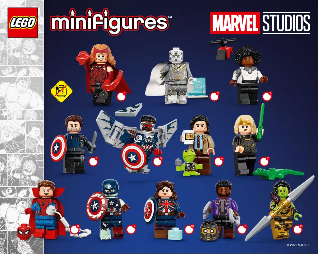 Marvel minifigure collection. I'm only missing a few sets : r/lego