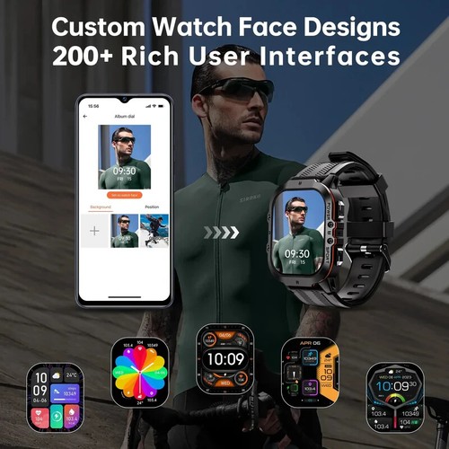 Oukitel BT20 Bluetooth Smart Rugged Outdoor Watch New - 第 2/4 張圖片