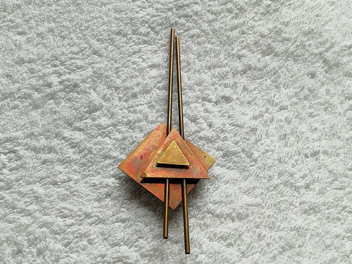 BELLE BROCHE MODERNISTE BIJOUX D'ARTISTES vers 1980's - Bild 8 von 9