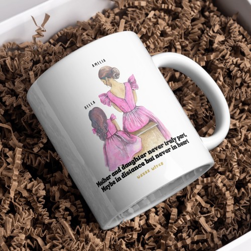 Girl Mum Personalised Mother's Day Lovely Gift Mug Coffee Tea Cup 11oz 15oz - Picture 4 of 11