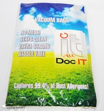 Cana-Vac Doc It All Central Vacuum Paper Bags, 3 Pack B5-006-3