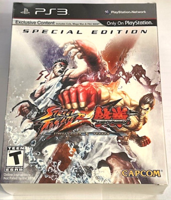 Street Fighter X Tekken Special Edition PS3 Big Box Factory Sealed