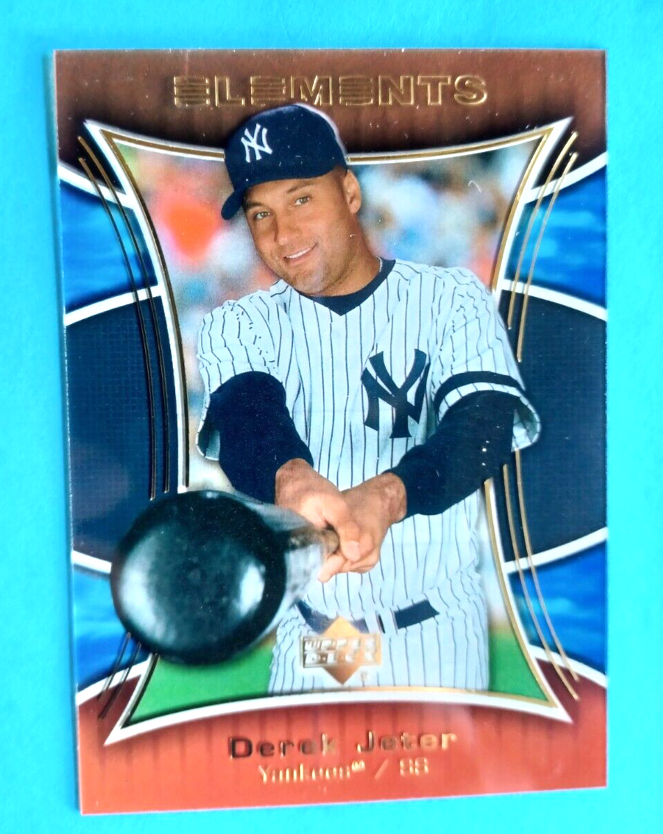 2007 UPPER DECK ELEMENTS DEREK JETER #112 ACETATE BASE NEW YORK YANKEES