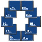 1/2/4/8/16Gb 32/64/128/256/512Mb Cf CompactFlash Memory Card Standard Oem Useful