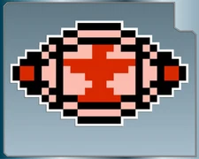 FLYING CAPSULE from Contra Vinyl Decal #1 Car Truck Window NES Nintendo Sticker