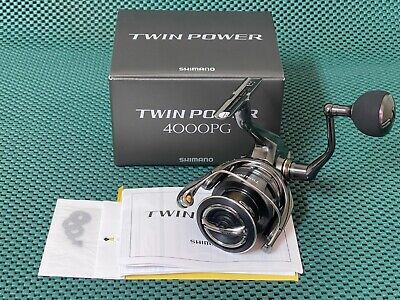 NEW SHIMANO 24 TWIN POWER 4000 PG SPINNING REEL 4.4:1 *1-3 NEW SHIMANO 24 TWIN POWER 4000 PG SPINNING REEL 4.4:1 *1-3