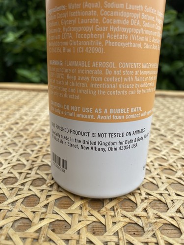 Bath and Body Works Foam Burst Body Wash Mango Mandarin 6.8 oz RARE - Picture 7 of 10