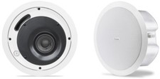 2 Pk Extron SI 3CT LP White 42-103-03 Full Range Ceiling Speaker w/ 4" Back Can