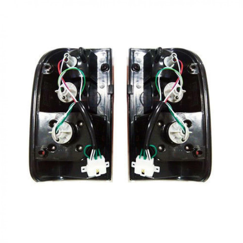 Luz trasera LED para camioneta Toyota Hilux MK4 1998-2004 lente negra humo Foto 2 de 4