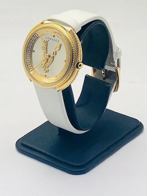 Orologio Versace Thea 38MM IP tono oro acciaio inox e cinturino pelle