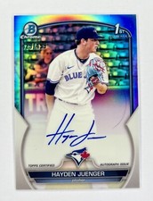 2023 Bowman Chrome Hayden Juenger 1st Autograph Refractor 429/499 #CPA-HJ