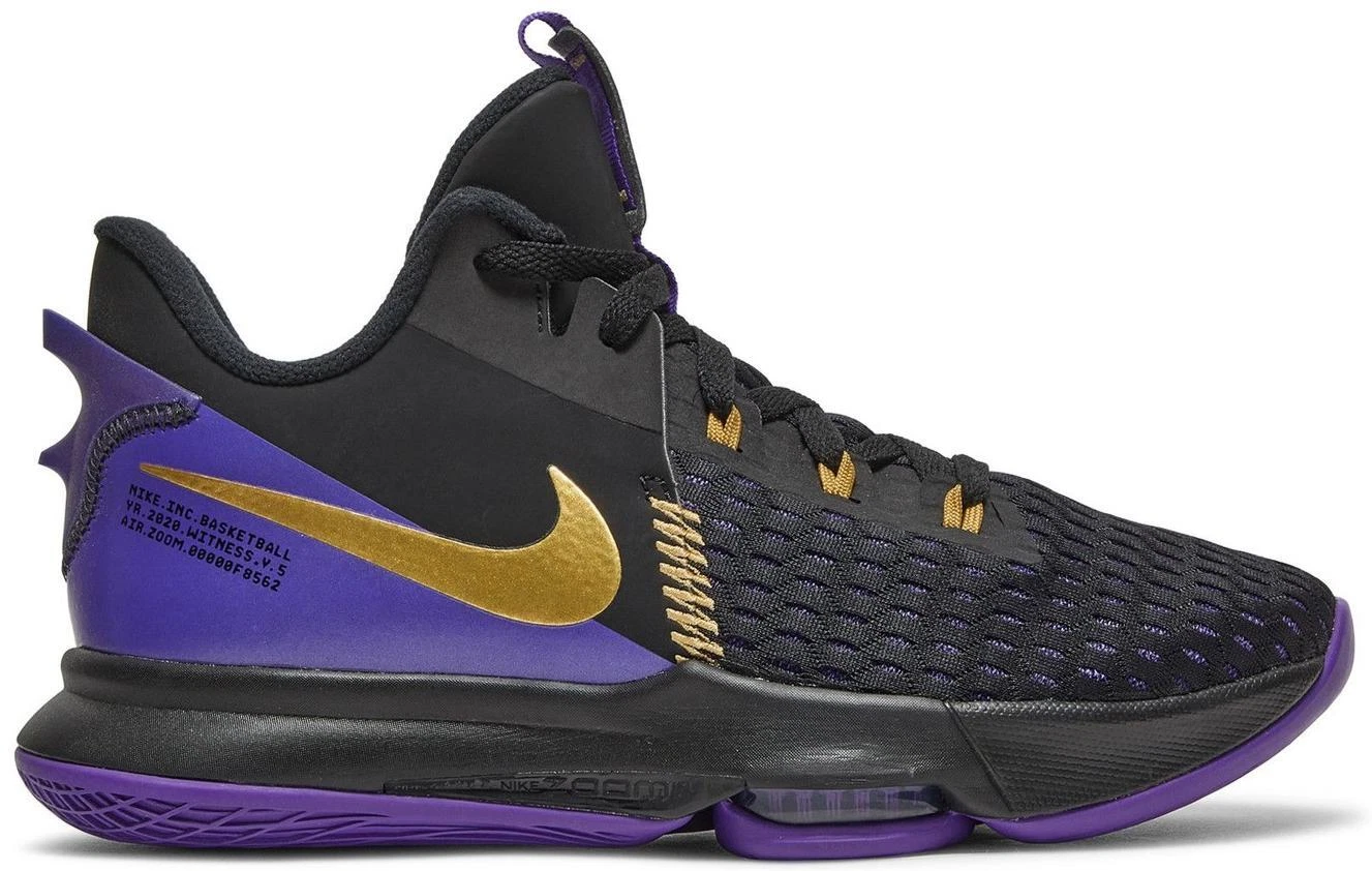 Nike LeBron Witness 5 Black Dark Grey for Sale | Authenticity