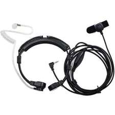 Military Tactical Throat Mic Headset Earpiece Cobra Two Way Radio PR260 PR350