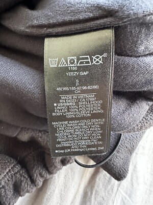 Yeezy Gap Polar Fleece Padded Hoodie Black Size Small | eBay Yeezy Gap Polar Fleece Padded Hoodie Black Size Small | eBay