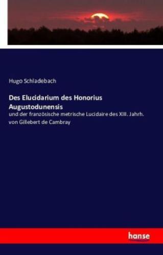Thumbnail - Des Elucidarium Des Honorius Augustodunensis Und Der Französische
