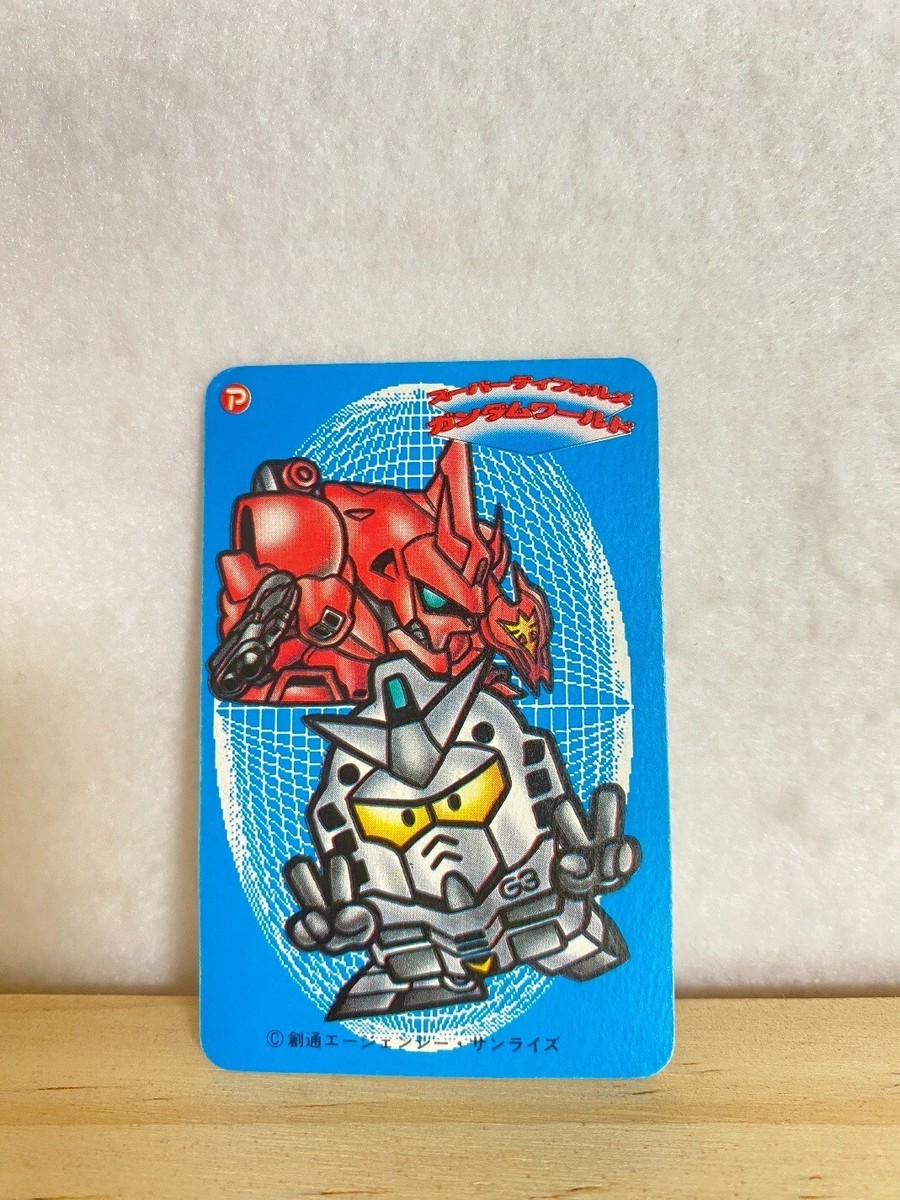 SD Gundam ZZ Gundam Amada Playing Card Vintage Deformed From Japan