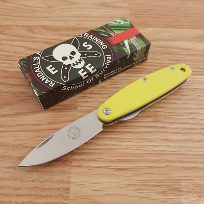 BRK Designed by ESEE Churp Folding Knife 2.5 D2 Tool Steel Blade Neon Yellow G10