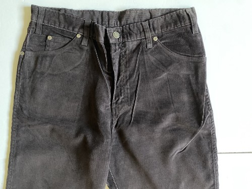 NWT Vintage Dickies 34x30 Men's Corduroy Pants Dark Brown Work N.O.S. New NOS - Picture 2 of 16
