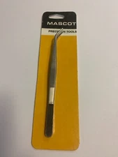 Mascot Tools 6" Curved Tip Tweezers Stainless Steel USA