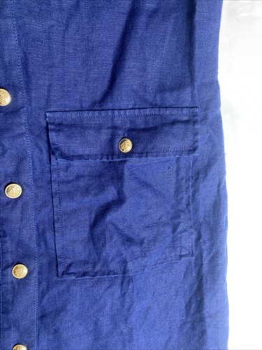 J.Crew Women’s Navy Blue Dress Size 0 Short Sleeve Sheath Office Career - Picture 6 of 9