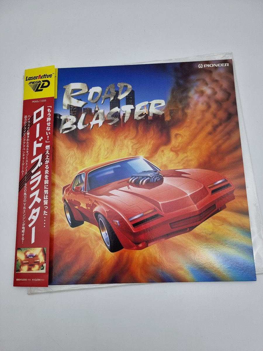 Road Blaster Mega LD LaserActive Pioneer Japan Version Used Road Blaster Mega LD LaserActive Pioneer Japan Version Used