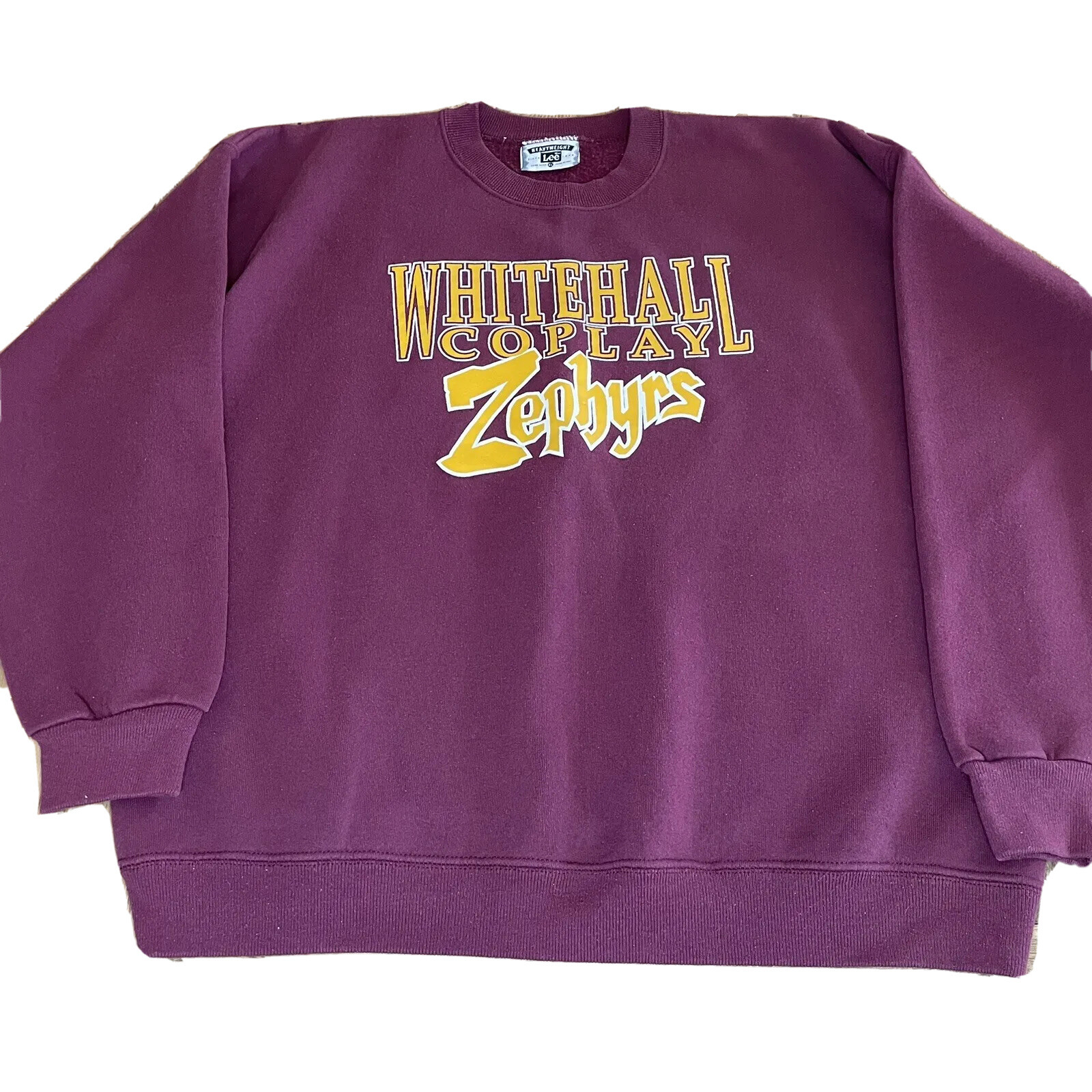 Vintage Whitehall Coplay Zephyrs HS Crewneck Sweatshirt Men's XL 5050