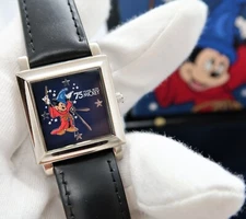 MICKEY MOUSE, 75 Year Disney, "Sorcerer's Apprentice" LE CHARACTER WATCH,R8-84