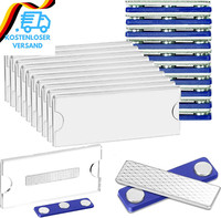 Namensschilder Magnet, 10Pcs Namensschilder FüR Kleidung, Namensschilder Magneti
