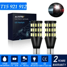 3000LM Canbus Error Free LED Bulb For Car Backup Reverse Light 912 921 T15 White