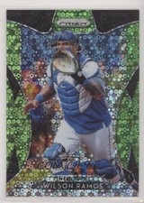 2019 Panini Prizm Tier II Lime Green Donut Circle 178/199 Wilson Ramos #108 qc6