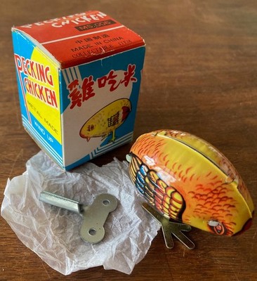 VINTAGE~~ORIGINAL~~PEKING DUCK~~WIND-UP TOY~~NEW IN BOX~~WOWEE ZOWEE...!!!