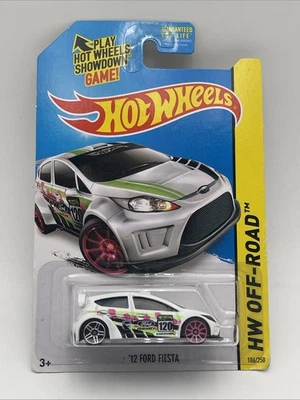2014 Mattel Hot Wheels 12 Ford Fiesta HW Off-Road Car 4M1 - Image 1 of 4