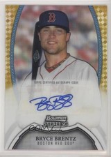 2011 Bowman Sterling Prospect Gold Refractor /50 Bryce Brentz #BSP-BB Auto 0w7