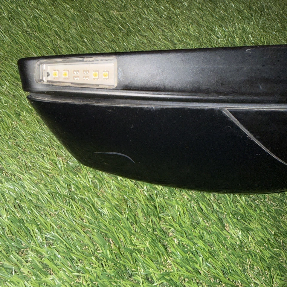 08-10 BMW E60 525i 528i 530i 550i left driver mirror - BLACK Power Fold - OEM - Image 2 of 4