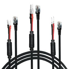 SDSACZMU Radar Detector Hardwire Power Cord Mirror Wire 13.6 inches, Black