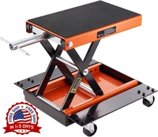 Elevador de motocicletas de 1100 libras con bandeja para herramientas NUEVO US