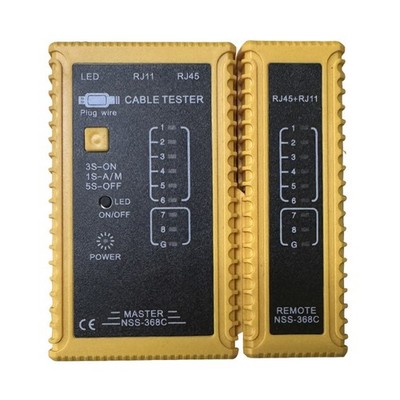 1X(RJ45 RJ11 Kabel Lan Tester Internet Telefon Kabel Tester Netzwerk Tool T7550