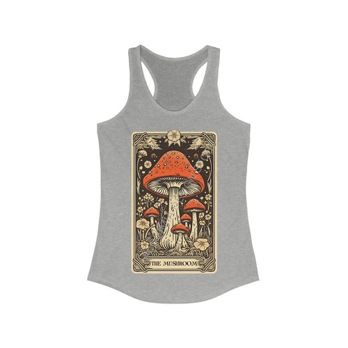 The Mushroom Tarot Card Tank Top, Mycology - Picture 5 of 15