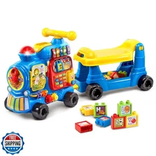 VTech Sit-to-Stand Ultimate Alphabet Train, Blue
