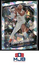 2025 Panini Prizm WNBA DiJonai Carrington Ice Prizms #9 Minnesota Lynx