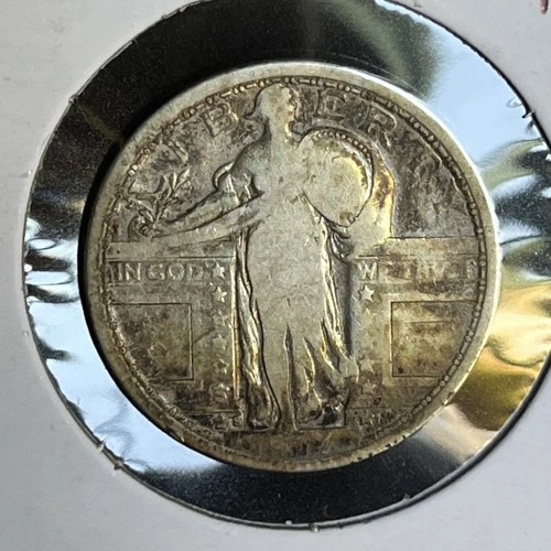 1917 S Silver Type 1 Standing Liberty Quarter Coin