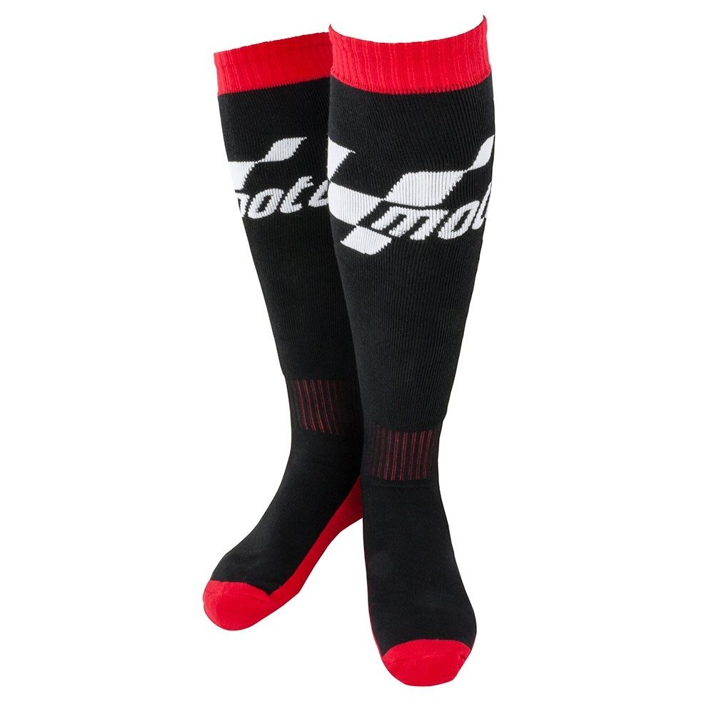 MotoGP Motorcycle GP Winter Boot Bike Socks Knee Length Socks Black Red New