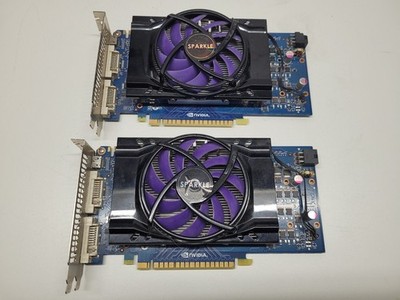 2x Nvidia Geforce Sparkle GTS 450 1 GB GDDR5 SXS4501024D5SNM - SLI Set