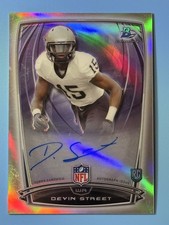 2014 Bowman - Rookie Chrome Refractor Autograph Devin Street #16 (AU, RC)