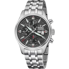 Festina Swiss Aviator North Chrono Stainless Steel 43mm Automatic Wristwatch F20
