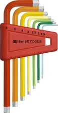 Rainbow Key L-Wrench Set PB 210.H-6 RB | 100% Swiss Made | 7-Piece Hex Key Se...