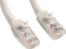 Startech 75 Ft White Snagless Cat6 Utp Patch Cable - Rj-45 Male Network - Rj-45
